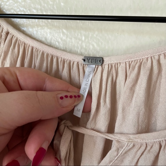 Young, Fabulous, & Broke | Peasant Blouse - Picture 3 of 7